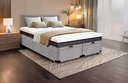 Ver imagem 1 de Cama Box Baú Queen Size Bipartida Serenelife - Tecido Alpha 56