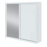 Guarda Roupa Casal Ripado 2 Portas 4 Gavetas Upper Glass Yescasa  - 3