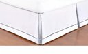 Ver imagem 2 de Saia Box Casal 100% Algodão Percal 200 Fios Branco