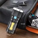 Ver imagem 4 de Lanterna Led Recarregavel Usb 4 Nucleos Alto Brilho