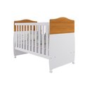 Ver imagem 1 de Berço / Mini Cama Infantil Conforto 2 em 1 Nature/branco - Permóbili Baby