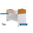 Ver imagem 4 de Berço / Mini Cama Infantil Conforto 2 em 1 Nature/branco - Permóbili Baby