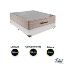 Ver imagem 3 de Cama Box Casal Branco e Colchão Airtech Springpocket Molas Ensacadas Ortobom