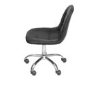Ver imagem 2 de Kit 2 Cadeiras Escritório Eames Botonê com Rodízio Dkr Preto
