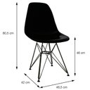 Ver imagem 3 de Kit 2 Cadeiras Eames Base Cromada