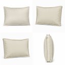 Ver imagem 2 de Almofada Decorativa Shine Cheia Fofinha com Zíper 46x60 Tecido Bouclé para Sofá Cama Poltrona Enchim