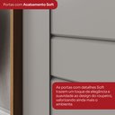 Ver imagem 7 de Guarda Roupas Casal 2 Portas Deslizantes 3 Gavetas Verg