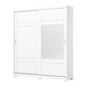 Ver imagem 2 de Guarda Roupas Casal 2 Portas Deslizantes 3 Gavetas Verg Branco
