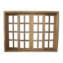 Ver imagem 1 de Janela de Madeira Itaúba Vitro 100x200 de Correr com Guarnição