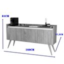 Ver imagem 4 de Buffet Aparador 4 Portas Gold