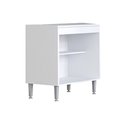 Ver imagem 3 de Balcão Para Fogão Cooktop com tampo 80Cm ATHENA 2 Portas Branco - Megasul
