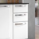 Ver imagem 4 de Kit de Cozinha Compacta em Aço 6 Portas 2 Gavetas Pratika Branco - Itatiaia - Kit-105 6pt 2gv Pratik
