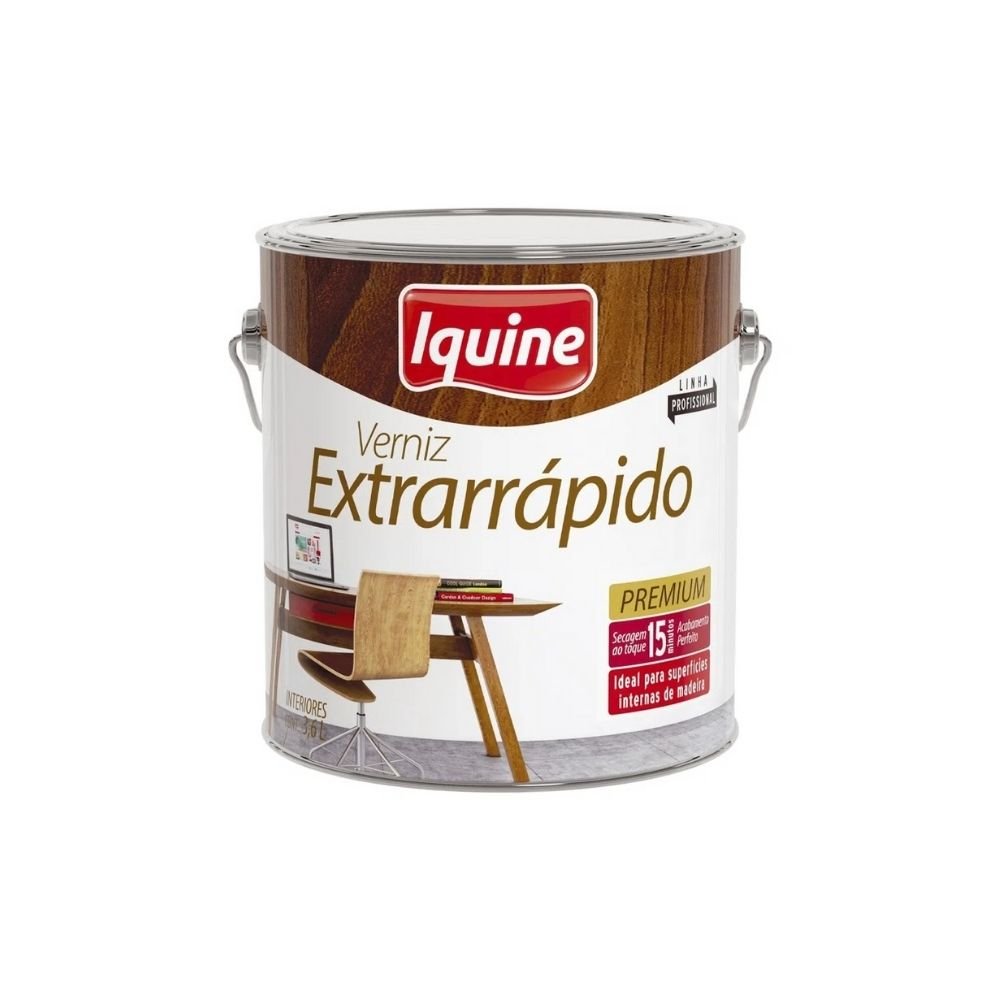 Verniz Imbuia Extra Rápido 3.6l Iquine - 1