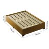 Cama Box Base Casal para Colchão de Até 1,38m Desmontável Aruba Dobuê - 4