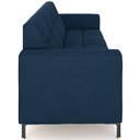 Ver imagem 6 de Sofá 3 Lugares Sala Living Industrial 200cm Senna K01 Veludo Azul Marinho - Lyam Decor