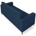 Ver imagem 7 de Sofá 3 Lugares Sala Living Industrial 200cm Senna K01 Veludo Azul Marinho - Lyam Decor