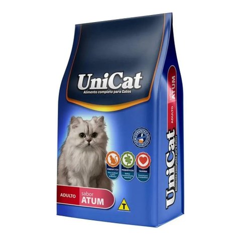 Unicat Premium Ração para Gatos Adultos Sabor Atum 10,1kg