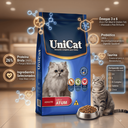 Ver imagem 2 de Unicat Premium Ração para Gatos Adultos Sabor Atum 10,1kg