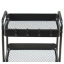 Ver imagem 6 de Carrinho Multiuso Organizador 3 Prateleiras - Preto