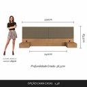 Ver imagem 4 de Cabeceira Suspensa Casal Portugal - Móveis Arapongas