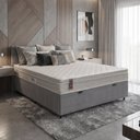 Ver imagem 2 de Cama Box Baú Casal + Colchão Molas Ensacadas - Airtech Nero (138x188x60) - Hellen