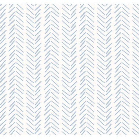 Papel de Parede Bobinex Revoada - Franjinha Azul Céu 4446