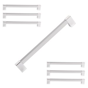 Kit 7 Puxador 160mm Alumínio Móveis Gaveta Armário Cozinha