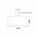 Ver imagem 4 de Luminária de Teto Pendente Trama 50x25cm