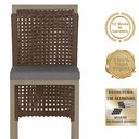 Ver imagem 3 de Mesa Bistro e 4 Banquetas Roma Fendi Corda Náutica 11 Trama Original