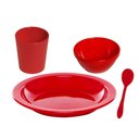 Ver imagem 1 de Kit Refeição Infantil Vem Vermelho Linha Alegria