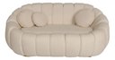 Ver imagem 2 de Namoradeira Concha Decorativa 190cm Sala Suede:bege/liso