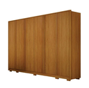 Ver imagem 1 de Guarda Roupa Casal 100% MDF 6 Portas 6 Gavetas com Pés 277cm Ares Cinamomo - Leifer