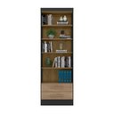 Ver imagem 4 de Conjunto Home Office 4 Peças 3 Estante 1 Armário Espresso Móveis