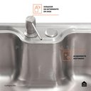 Ver imagem 4 de Kit Cuba para Cozinha e Tábua de Apoio Nawá Pingoo.casa