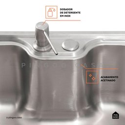 Kit Cuba para Cozinha e Tábua de Apoio Nawá Pingoo.casa - 4 Kit Cuba para Cozinha e Tábua de Apoio Nawá Pingoo.casa - 4