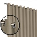 Ver imagem 3 de cortina para apartamento varao Turin 2,80 x 2,40 bege