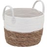 Poneso Cesta Fibra Branco 3pç - 3