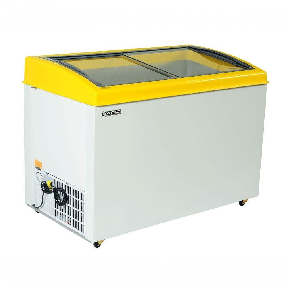 Freezer Horizontal Tripla Ação Fh400b 400l Branco/borda Amarelo Artico 220v - 1