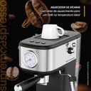 Ver imagem 2 de Cafeteira Espresso Eos 2 em 1 Italiana com 20 Bar de Pressão Inox Ecf06ec 110v