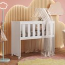 Ver imagem 2 de Mini Berço Multifuncional Rubi com Colchão Branco Acetinado - Tigus Baby