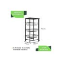 Ver imagem 4 de Fruteira de Chão para Cozinha Cesto 3 Andares Preta F.plus