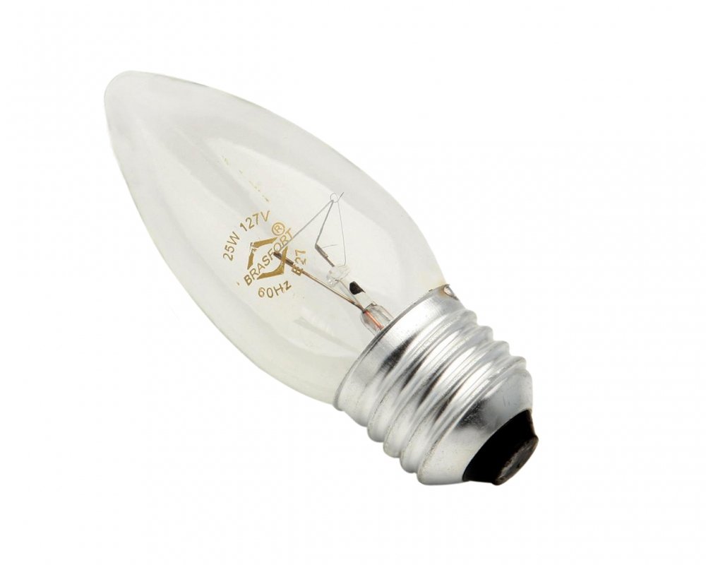 Lampada Vela Lisa Clara 40w 127v E27 8509 - 1
