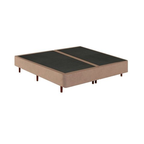 Base Box King 193cm x 203cm x 37cm Bege Mannes