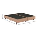 Ver imagem 2 de Base Box King 193cm x 203cm x 37cm Bege Mannes