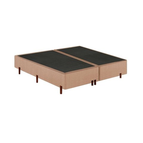 Base Box King 193cm x 203cm x 37cm Bege Mannes