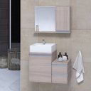 Ver imagem 1 de Gabinete para Banheiro Cross 60cm com Cuba e Espelheira