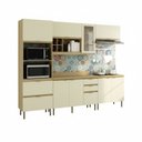 Ver imagem 1 de Armário de Cozinha Moderna 2,70m 7 Peças New York Móvel na Caixa