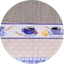Ver imagem 3 de Toalha de Mesa Termica REDONDA - CAFE DA MANHA - 1,35m Diâmetro * Mesa REDONDA * PVC - 4 cadeiras -