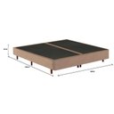 Ver imagem 2 de Base Box Queen 158cm x 198cm x 37cm Bege Mannes