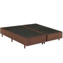 Ver imagem 1 de Base Box Queen 158cm x 198cm x 37cm Marrom Mannes